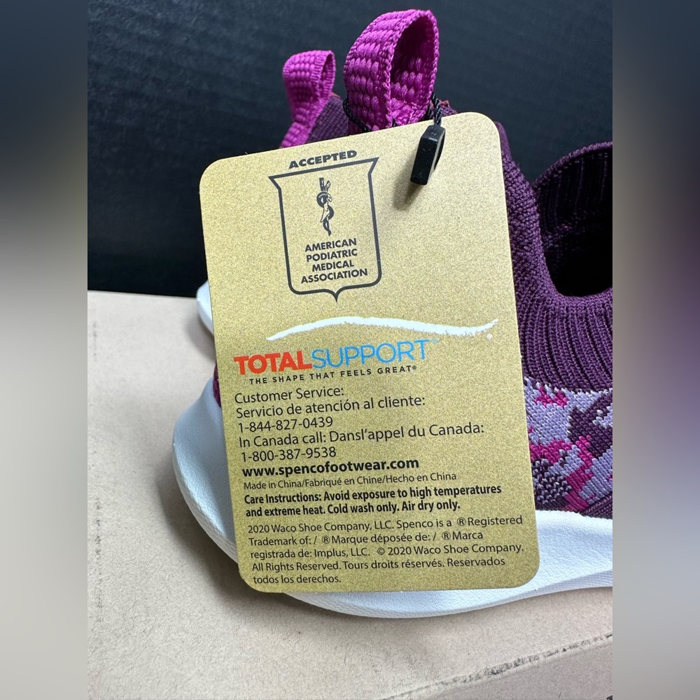 Women's Slip-On Knit Sneakers in Plum Pink - Picture 7 of 15